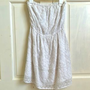 SOLD - Abercrombie & Fitch - White Mini Dress